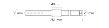 Black waterproof smart bracelet with 1.4-inch screen on a silicone wrist strap.