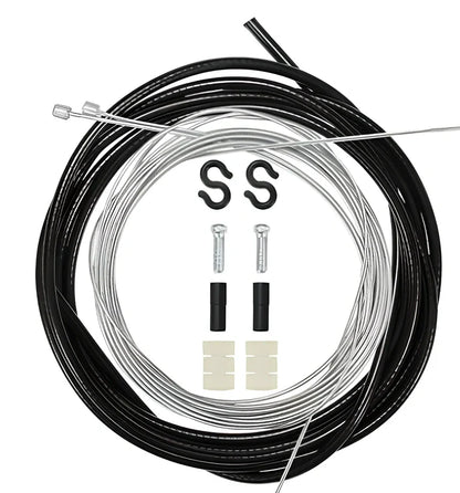 Aluminium bicycle brake lever showing reach adjustment mechanism in black finish