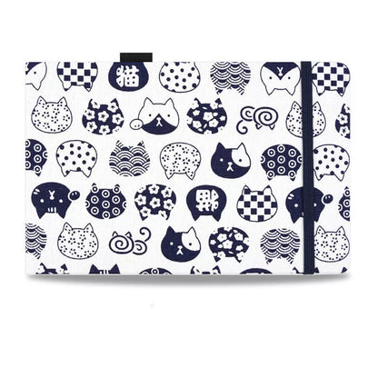 Handmade watercolor book with cotton and linen cover, 25% cotton paper, 20x13.5cm