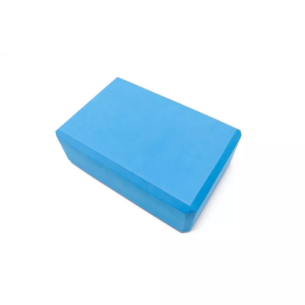 Eco-friendly high-density EVA yoga brick in purple, blue, orange, pink, green colors