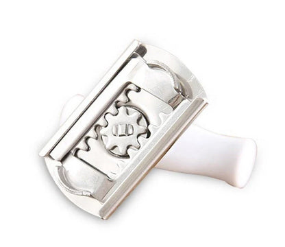 Adjustable Stainless Steel Bottle Opener with Gear-Based Design for Easy Cap Removal