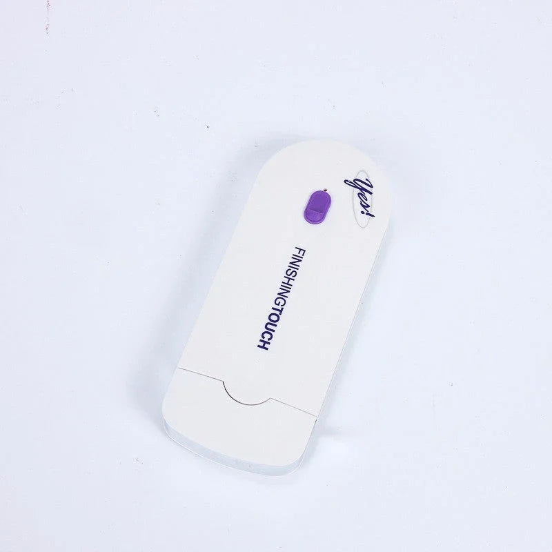 Cordless electric hair remover for smooth, hair-free skin on face, legs, and other areas