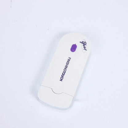 Cordless electric hair remover for smooth, hair-free skin on face, legs, and other areas