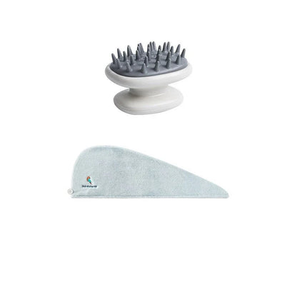Premium silicone hair brush with airbag design for gentle scalp massage and improved blood circulation
