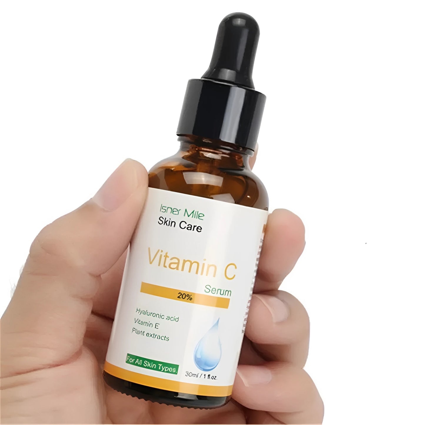 30ml bottle of Vitamin C undiluted facial essence for brightening and revitalising skin.