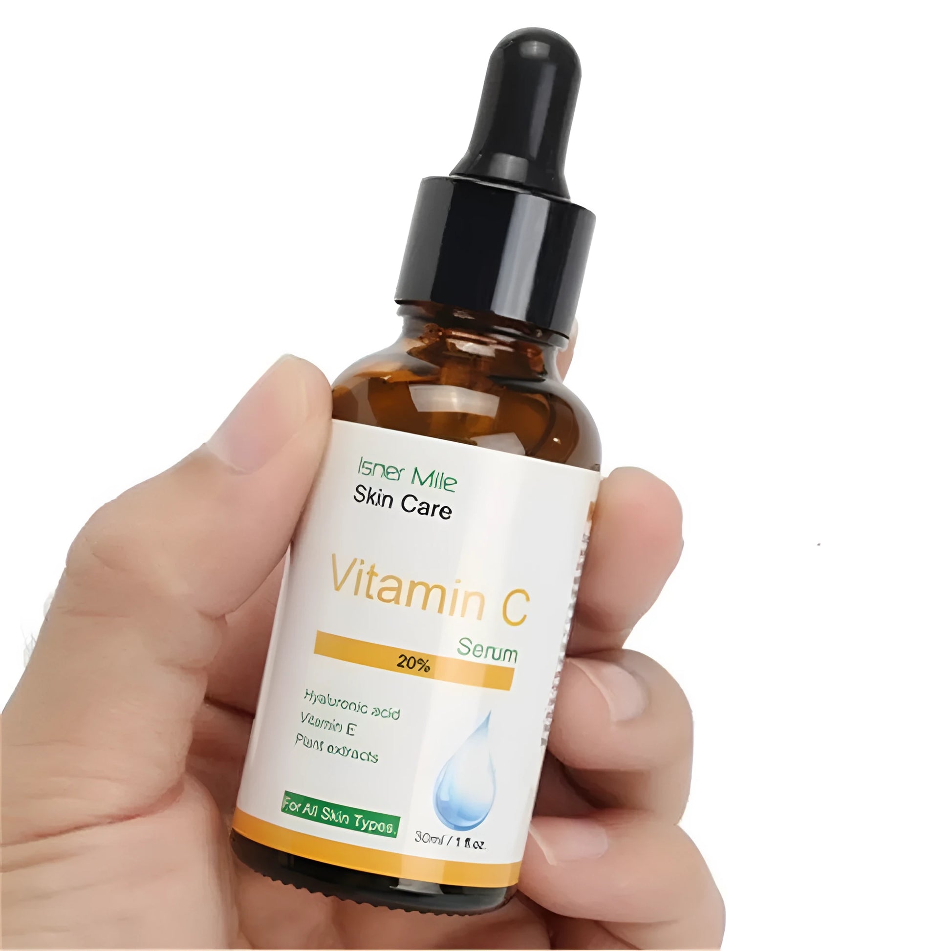 30ml bottle of Vitamin C undiluted facial essence for brightening and revitalising skin.