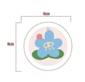 Bamboo fiber dish towel with cartoon patterns for kitchen cleaning