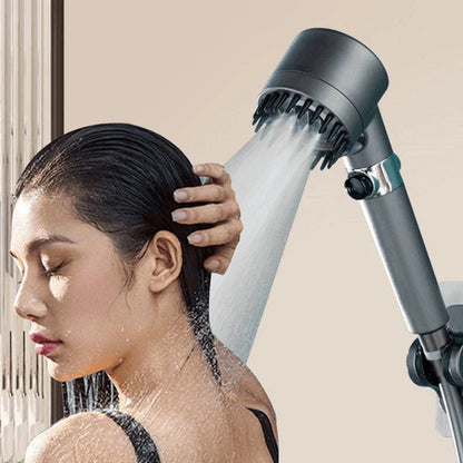 Premium high-pressure rainfall shower head with multiple spray modes and filtration for a refreshing and relaxing bathing experience