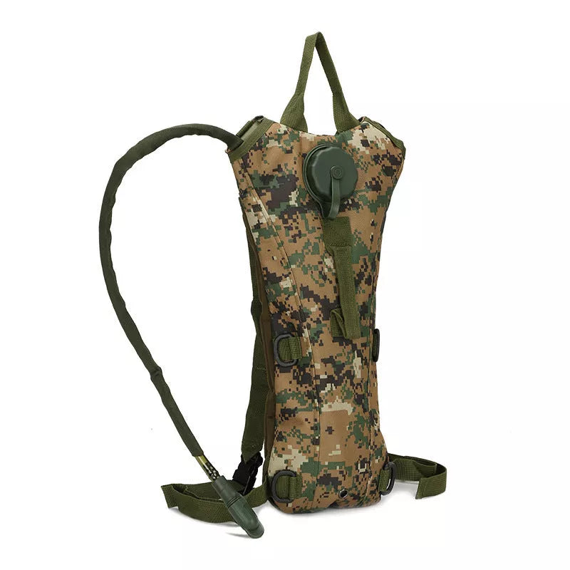 Outdoor Army Camouflage Backpack with waterproof liner and 3L capacity