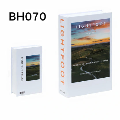 Simulation book ornament 27x18x6cm cardboard decorative prop with text design