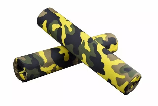 Barbell sheath for shoulder protection in camouflage colors