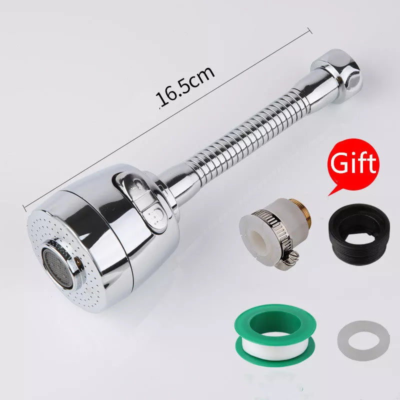 Faucet splash head filter with brass interface and ABS body for durable use