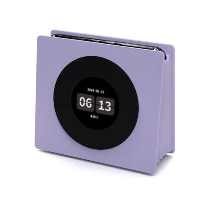 Floating lyrics Bluetooth speaker in white with lighting, 5W output, for desktop and home use
