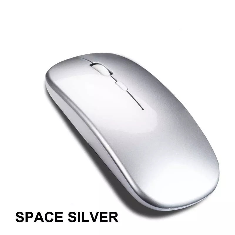 Ergonomic wireless dual-mode mouse with adjustable DPI settings in various colors