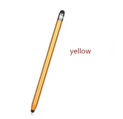 Two-in-one touch screen pen with metal shell in multiple colours for universal device compatibility