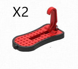 Adjustable pedal accessory made of aluminum alloy for automatic transmission vehicles, available in various colors like silver, black, red, and green