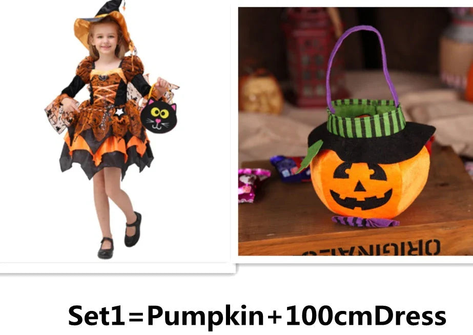 A high-quality, stylish princess costume in various sizes perfect for Halloween dress-up and creating magical memories