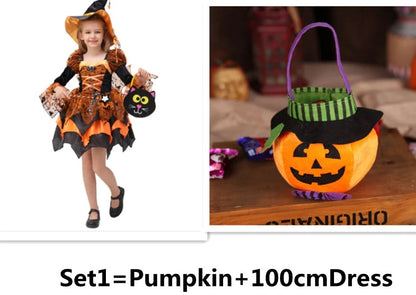 A high-quality, stylish princess costume in various sizes perfect for Halloween dress-up and creating magical memories