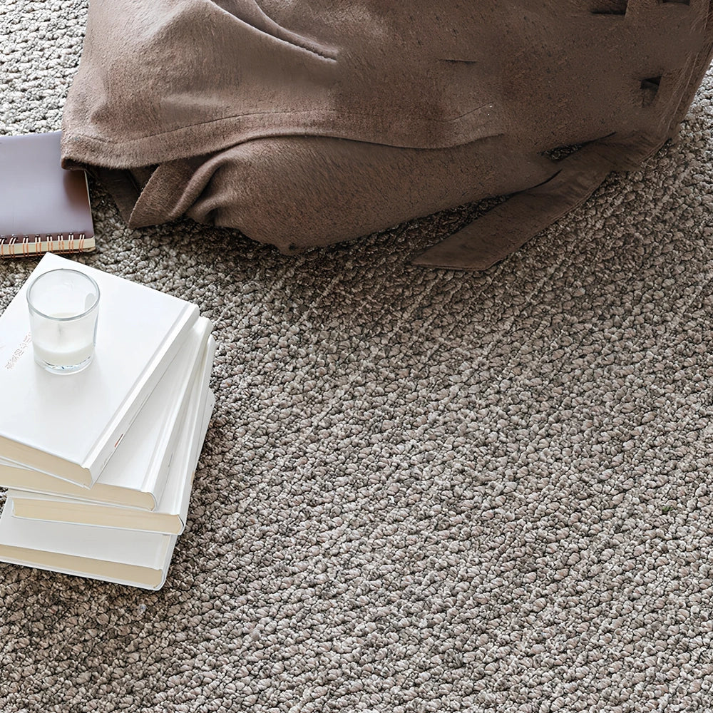 New Zealand wool woven carpet 140x200cm rectangular solid colour machine washable