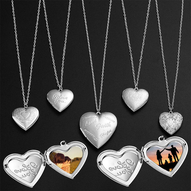 Personalized Heart-Shaped Photo Frame Necklace for Cherished Memories
