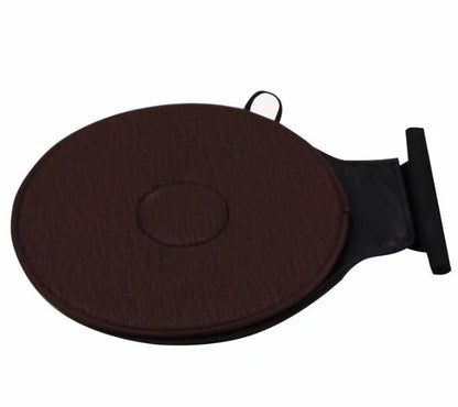 360-degree rotating seat cushion with non-slip base for enhanced mobility and comfort