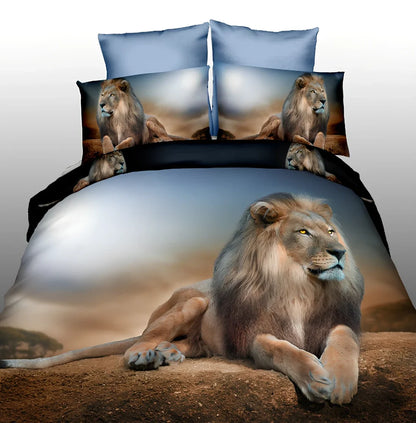 Brushed 3D floral pattern four-piece bedding set with quilt cover, sheets, and pillowcases in blue colour