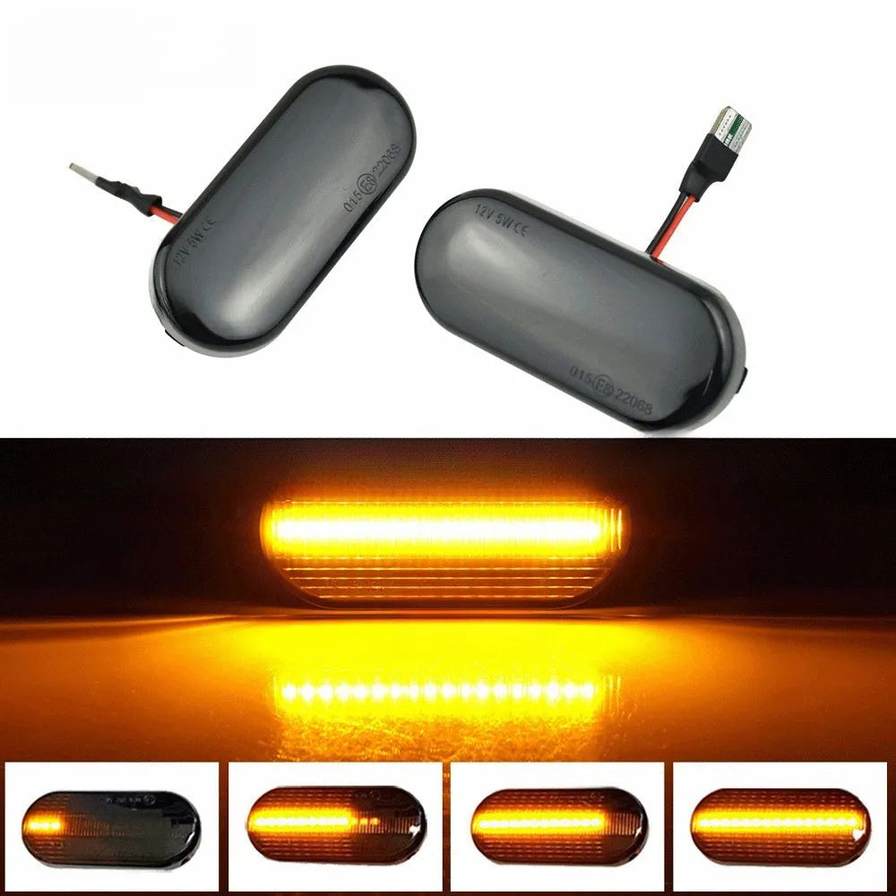 Flowing water style fender side turn signal lamp for Skoda Octavia 1U