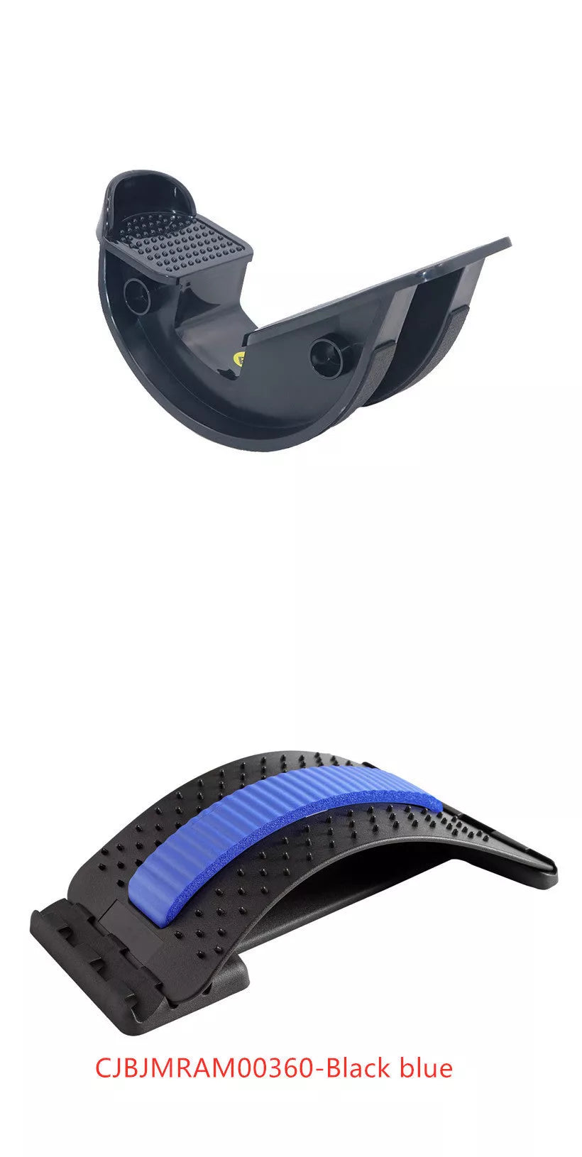 Ergonomic Foot Stretcher Rocker in black for calf and ankle stretching