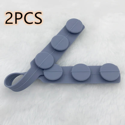 Silicone mask extension strap showing 1.5cm width and colour options including transparent