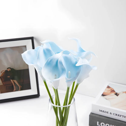 Polyurethane decorative flowers with 35cm stems in multiple colours for wedding and home decor