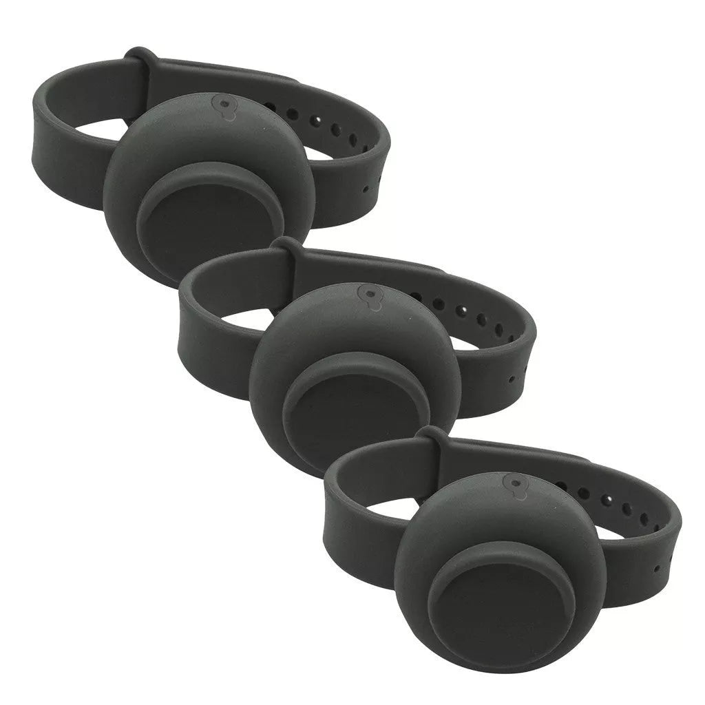 Portable Silicone Disinfectant Bracelet in various colors for easy hygiene access