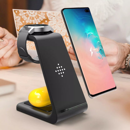 3-in-1 Fast Charging Station for Samsung Galaxy Watch and Buds, compact and efficient