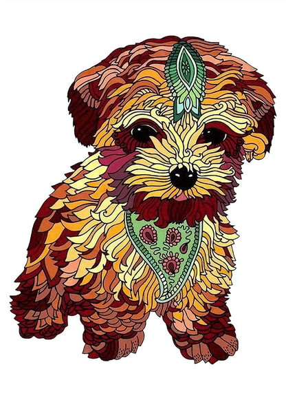 Colorful animal-shaped wooden jigsaw puzzles for kids, educational and fun