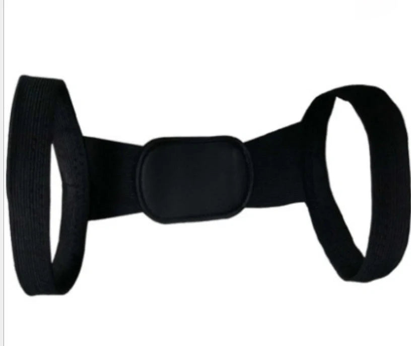 Advanced Posture Corrector Belt in black and white for back pain relief and posture support