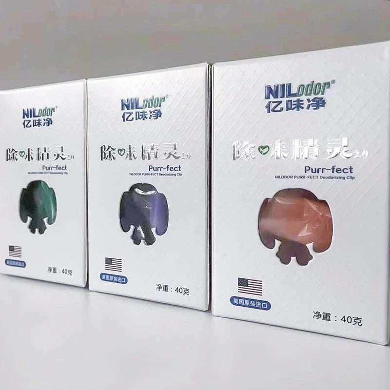 Deodorant Wizard pet deodorant tablets in mango, lavender, and qingxin scents