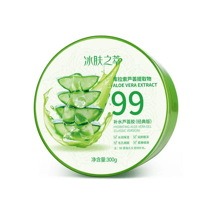 Single bottle of 300g Aloe Vera Gel emulsion for skin hydration and soothing care