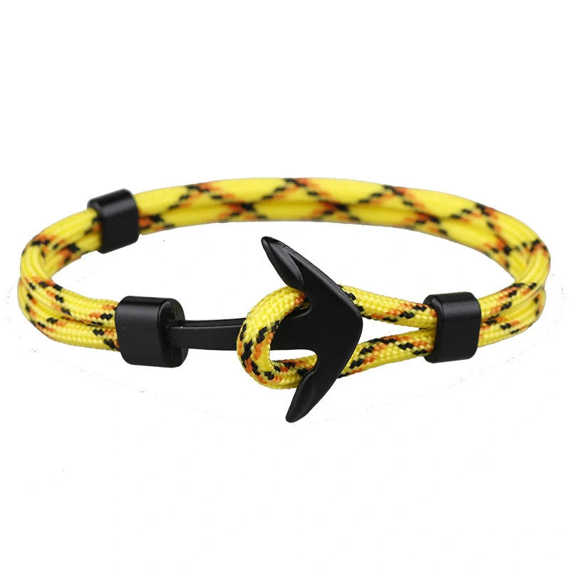 Unisex Pirate Anchor Bracelet with detailed nautical design, perfect for sea lovers and fashion enthusiasts.