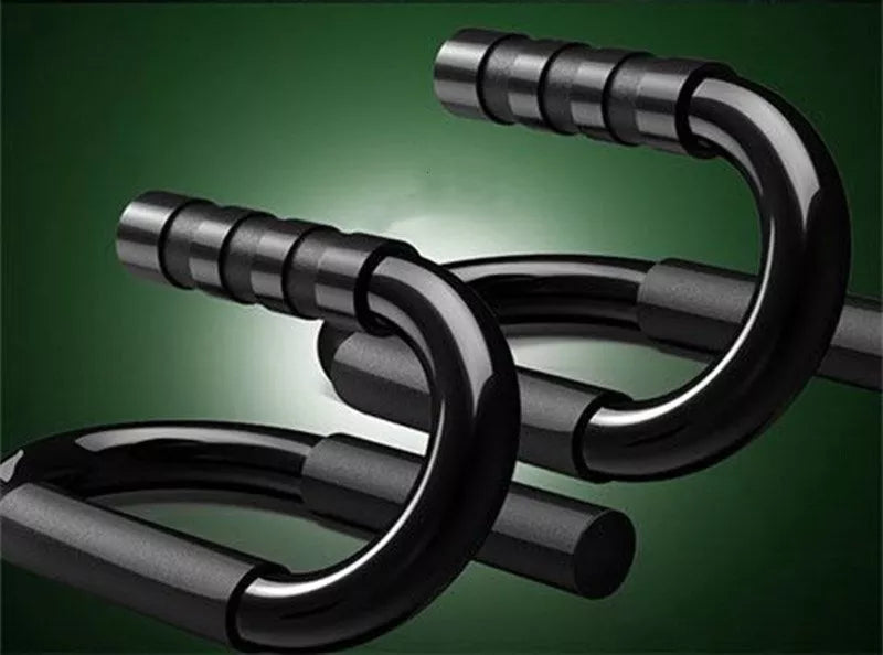 S-type Push-up Bracket in black for enhanced fitness training