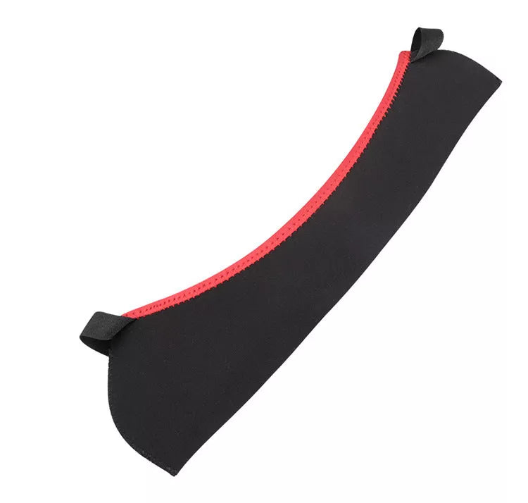 Reversible neoprene scope cover for tactical and outdoor use in black and camouflage print