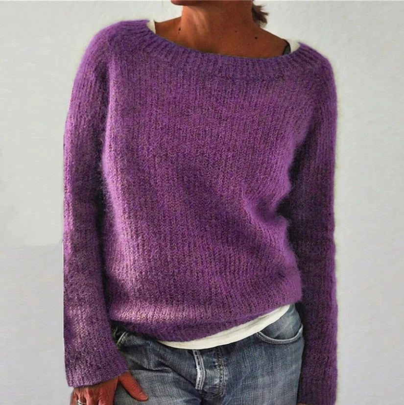 Cozy and stylish knit sweater in a variety of colors and sizes for casual wear