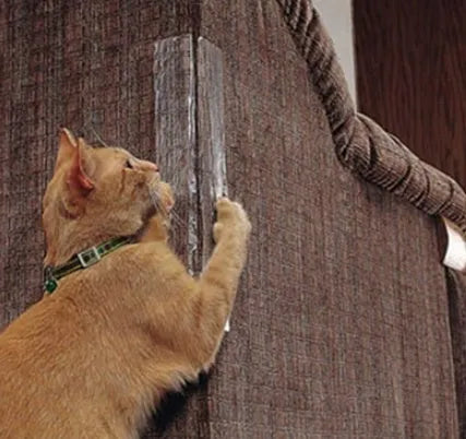 Cat claw protector sofa pad PVC anti-grab film 47 x 15 cm 2 pcs set
