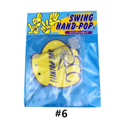 Swing hand cartoon jasmine green tea aromatherapy pendant with fixed bracket for car and indoor hanging decoration