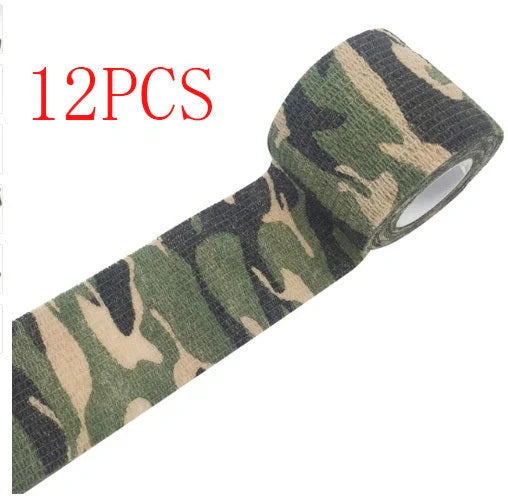 Camouflage Non-woven Elastic Bandage with self-adhesive feature for secure wound coverage