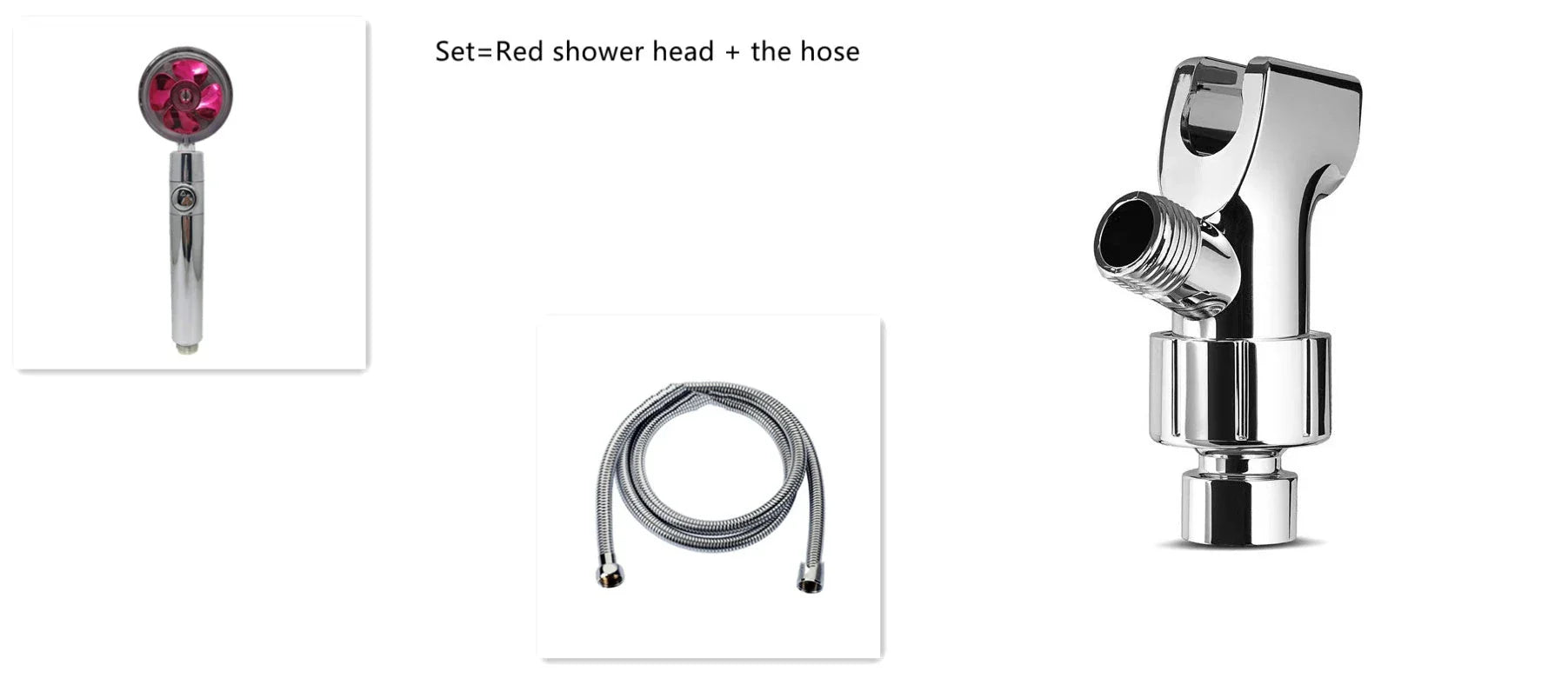 High-performance water-saving shower head with 360-degree rotation and fan feature, offering a luxurious shower experience