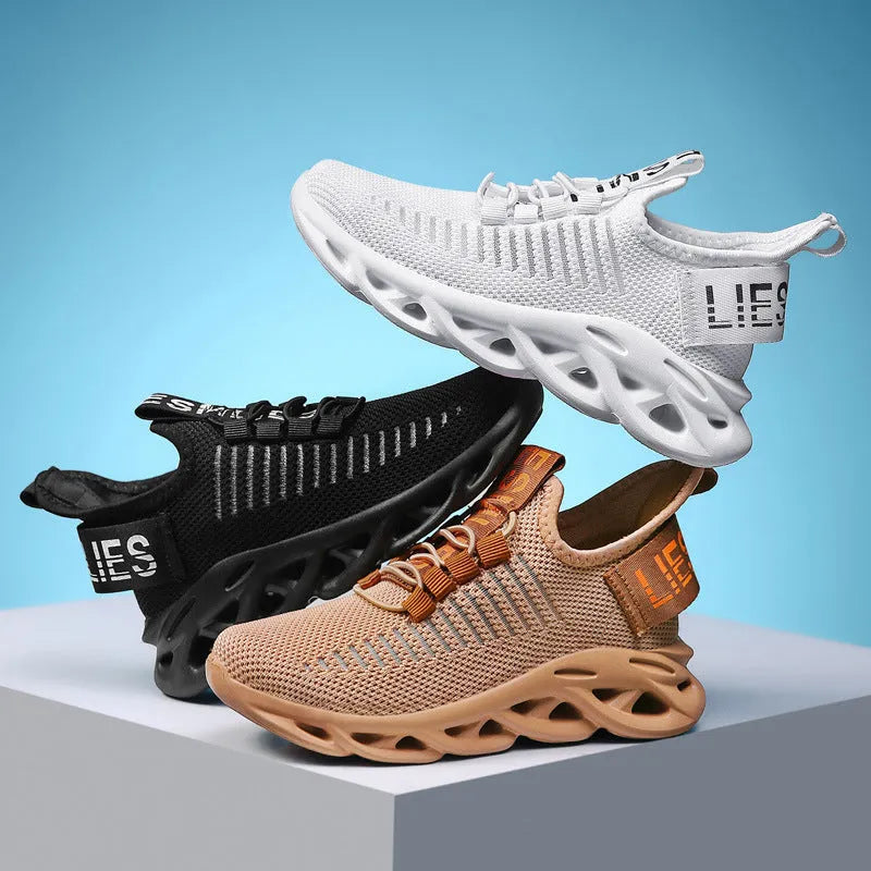 Trendy Street Kids Velcro Sneakers with EVA Sole: Quick-Drying, Waterproof Fabric for Breathable, Non-Slip Play