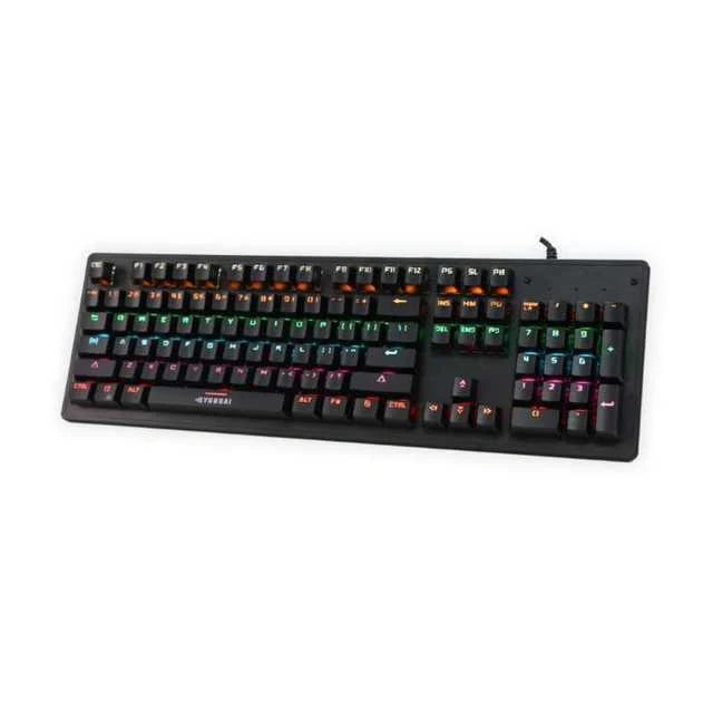Green shaft mechanical keyboard with 87 keys and backlight