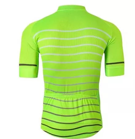Glow Cycling Jersey with high-wick fabric and reinforced pockets for cyclists