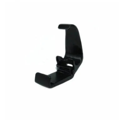Upgraded X3 Bluetooth wireless game controller with mobile phone clip attached, showing textured grips and button layout