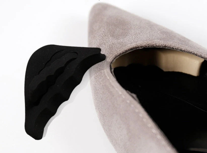 Comfortable anti-slip toe pads for high heels, ensuring a secure and snug fit