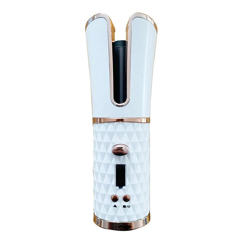 Multifunctional Automatic Wireless Curling Iron with LCD display and cordless design